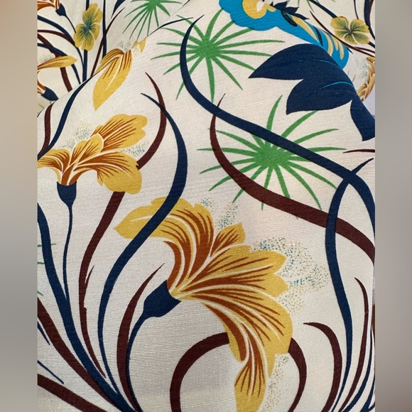 Tibi cream 100% silk mini sheath dress with floral filigree print - size 6 - Picture 5 of 12